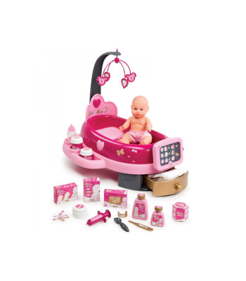 Vaikiškas elektroninis lėlės priežiūros rinkinys su priedais | Baby Nurse | Smoby 220317